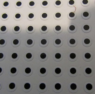 100kpl Tarrasilm� Valkoinen 3mm